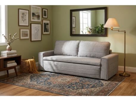 SP440-GREY-Sofa Bed 3 Seats Grey