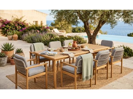 EVIA-Teak Wood Outdoor Dining Table