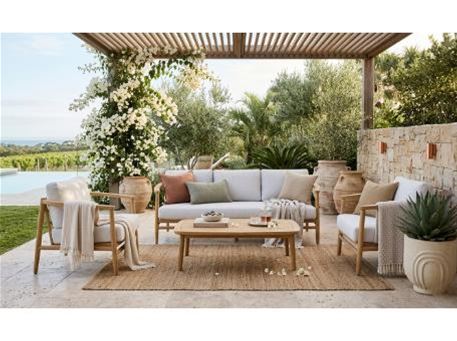 ZURI-Outdoor Teak Wood Set
