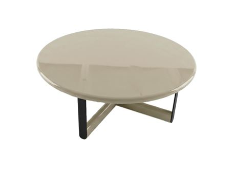 083E1-High Glossy Beige Coffee Table 