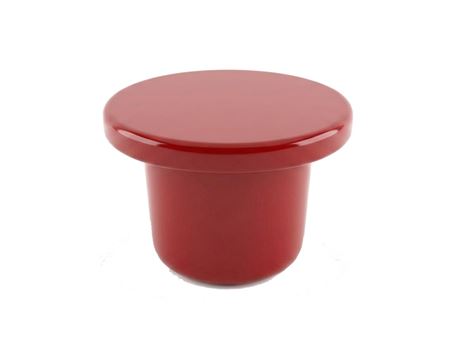 029B-Brick Red High Gloss End Table