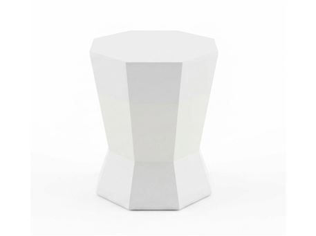 1002B.4-White Glossy End Table