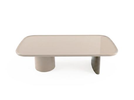 096A1-Red Oak Beige Coffee Table
