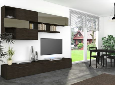 ISOLA-8806 - Modern Wenge Tv Cabinet