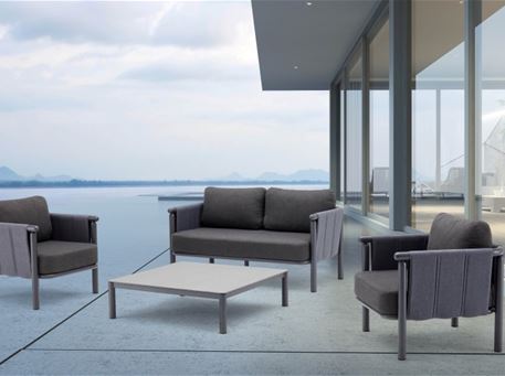 COHEN - Compact modern outdoor center table 