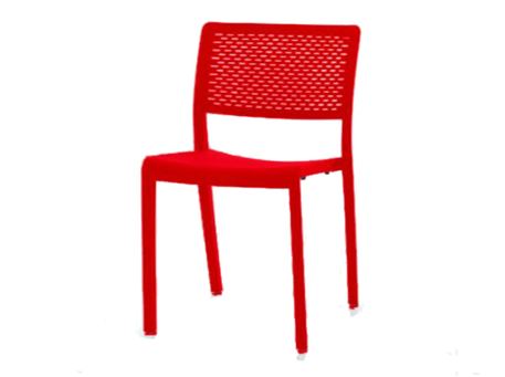 841C - Red Dining Chair