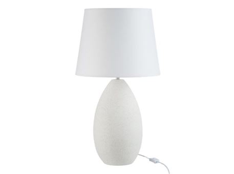 81797 - Table Lamp With White Ceramic Base