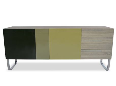 8957 - Modern Sideboard With Push-Open System Doors