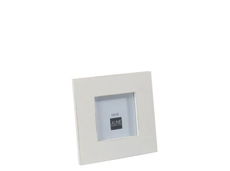 68197 - White Wooden Photo Frame