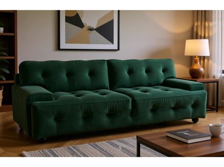 M-1021 - Modern Green Elegant Sofa 