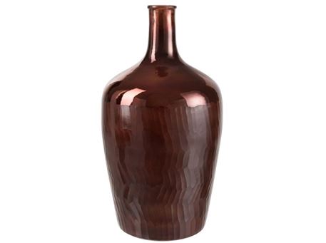 86524 - High Cognac Brown Vase