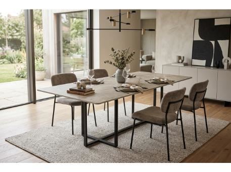 PACIFIC - Rectangular Ceramic Dining Table