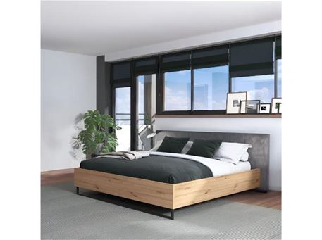 BARLETTA - Imported Oak Colored Single Bedroom Set