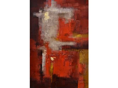 FR-Q-G18512-2 - Hand-Made Contemporary Oil Painting Artwork