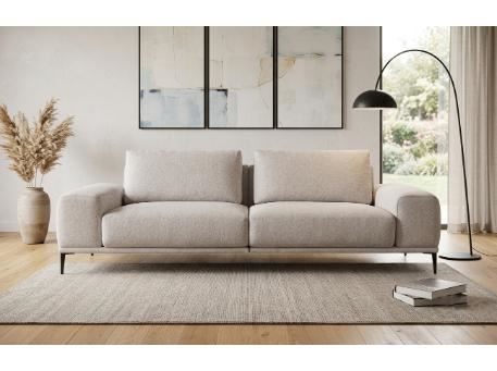 ODIL - 4 seater grey sofa.  