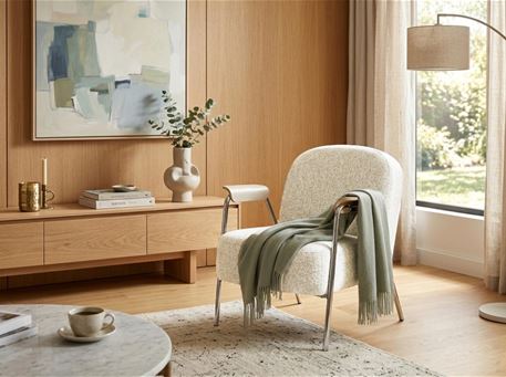 LUA-Modern Comfort Meets Mid-Century Style In Beige