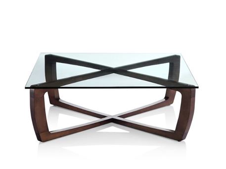 LC-003 - Clear Tempered Glass Top Coffee Table