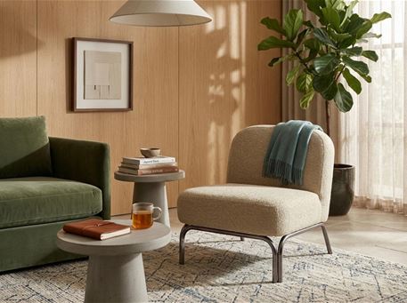 LAGO-Industrial-chic Chrome Legs For Lasting Support.