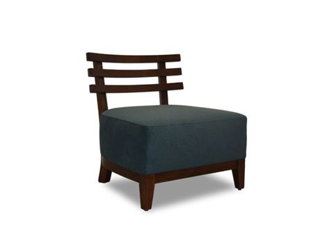 WIN - Armchair With Wooden Striped Back