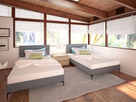 PAMINA - Single Size Modern Bed