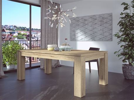 HALI - Light Oak Dining Table With Extension