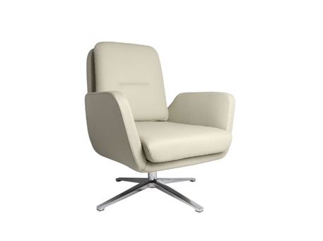 XR-U1840K - Greige Swivel Leisure Chair