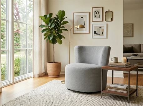 FOREST - Comfy Full Fabric Armchair