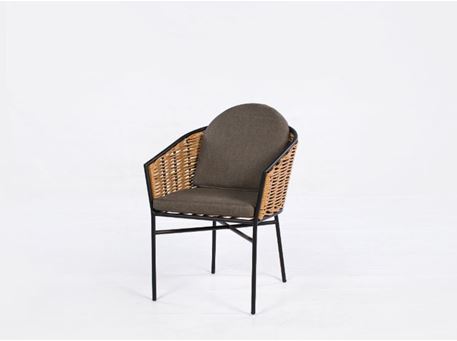 ALYSSA - Natural Teak Look Outdoor Dining chair.
