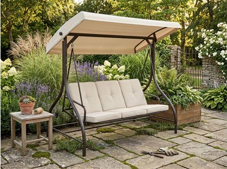 YN8068 - 3-Seater Swing That Transforms Into Bed