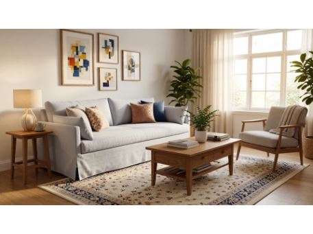 RIVER-Modern Transitional Style Salon