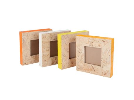 71585 - Photo Frame 10X10Cm Fluo Osb Wood