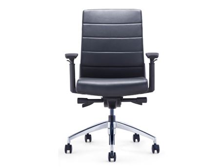ZM-411BL-2 - Medium Back Excutive Chair With Fixed Headrest