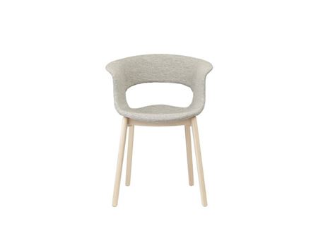 2802 - Fabric Dining chair with arms.
