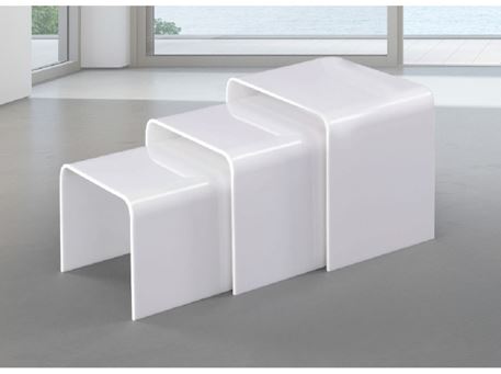 LUCHETTI - Side Table, Set Of 3 Nesting Tables